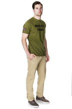 65 MCMLXV Pantaloni chino color cachi da uomo