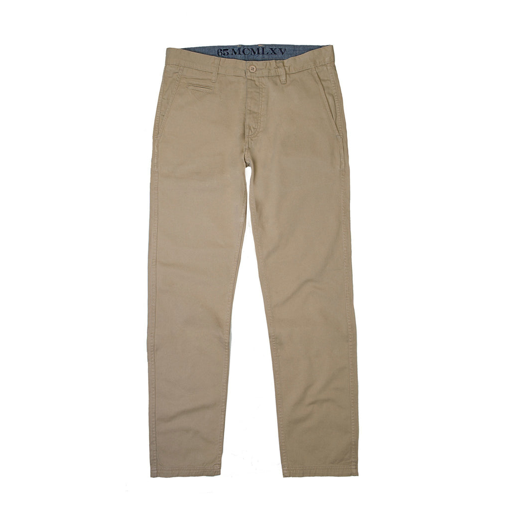 65 MCMLXV Pantaloni chino color cachi da uomo