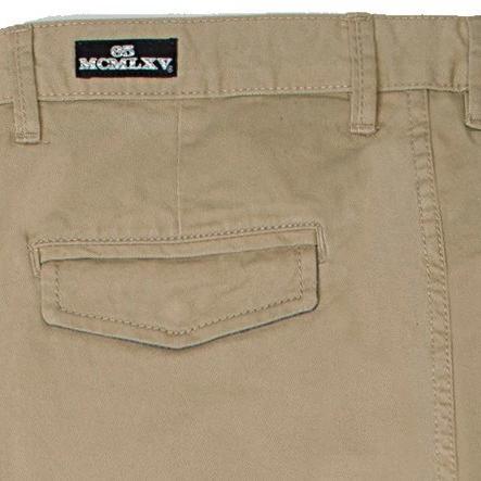 65 MCMLXV Pantaloni chino color cachi da uomo