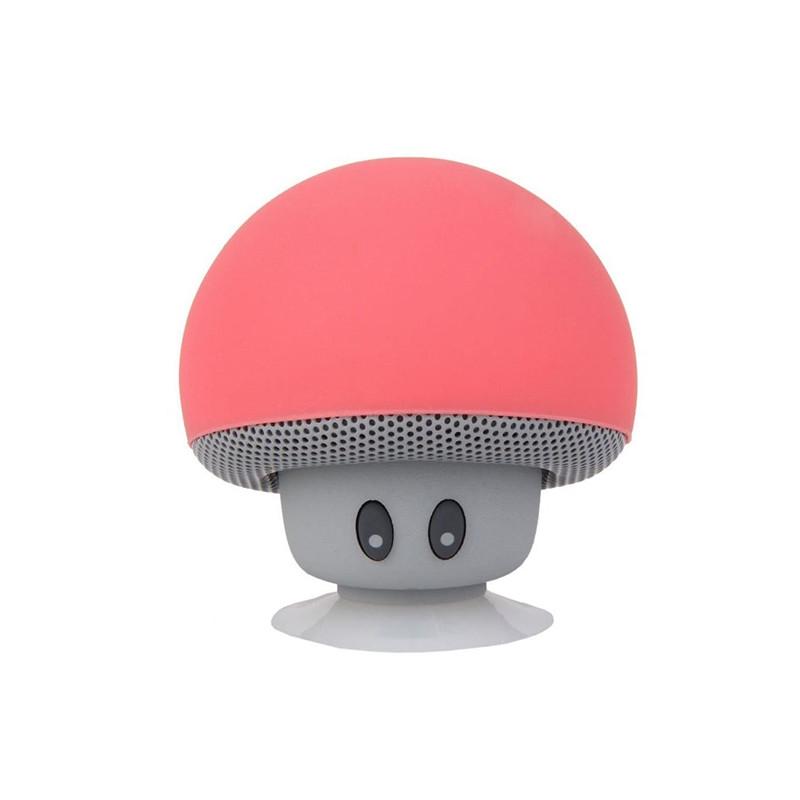 Altoparlanti Bluetooth portatili wireless a forma di fungo con microfono integrato e