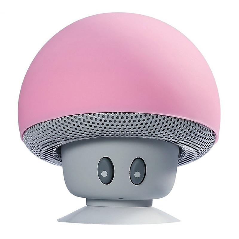 Altoparlanti Bluetooth portatili wireless a forma di fungo con microfono integrato e