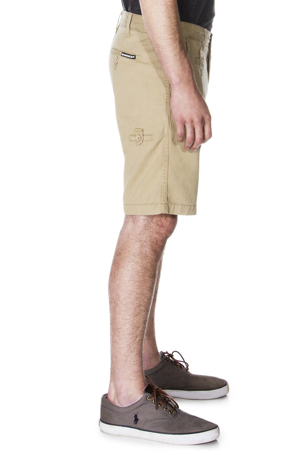 65 MCMLXV Pantaloncini chino color cachi da uomo