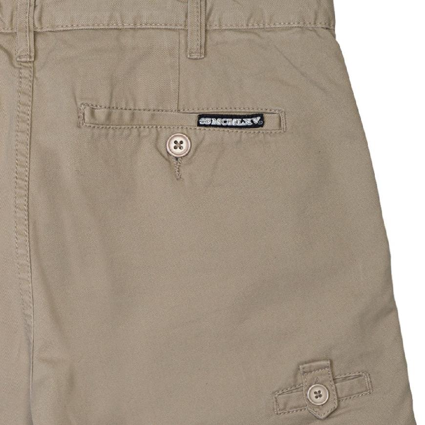 65 MCMLXV Pantaloncini chino color cachi da uomo